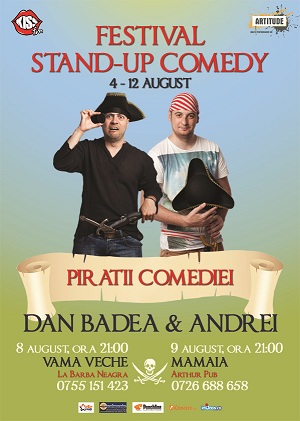 Badea si Andrei la Festivalul de Stand-up Comedy in Arthur Pub Mamaia