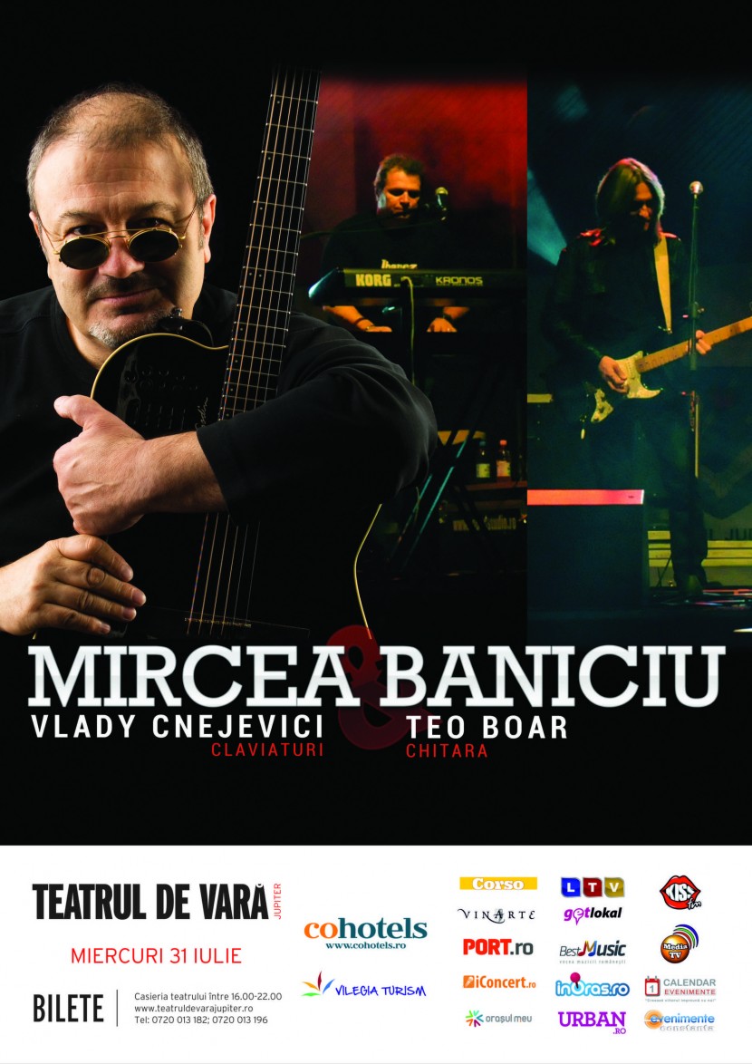 Concert Mircea Baniciu la Teatrul de Vara din Jupiter