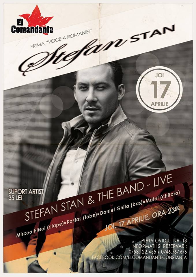 Live Music- STEFAN STAN & The band in El Comandante