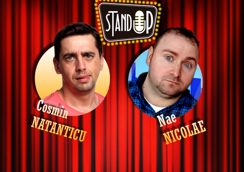 Stand-up comedy: Natanticu și Nae Nicolae, la Harlequin