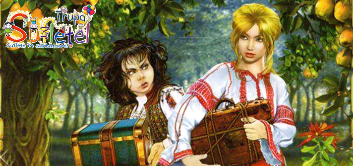 Trupa Sufleţel prezintă: „Fata babei şi fata moşneagului“ de Ziua României la Harlequin
